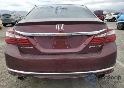 2017 Honda Accord Sport из США, поврежденный, VIN 1HGCR2F52HA155898